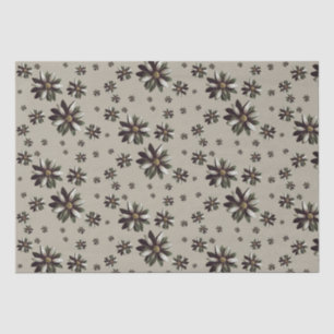 Mystieke groene madeliefjes patroon decoupage tissuepapier