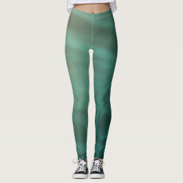 mystieke groene tinten van bladeren en planten leggings
