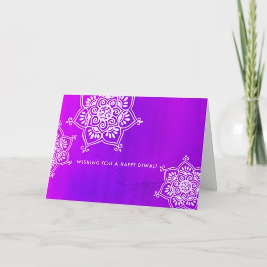 Mystieke Groeten Diwali Kaart (Voorkant)