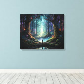 "Mystieke Grote Deen" Canvas Afdruk (Insitu (Houten vloer))