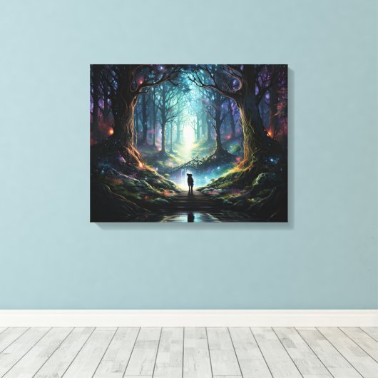 "Mystieke Grote Deen" Canvas Afdruk (Insitu (Houten vloer))