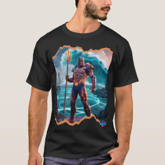 Mystieke H2O King van Atlantis Design T-shirt