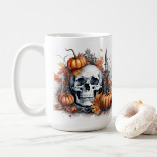 Mystieke Halloween Gothic Skull Art Mystical Koffiemok