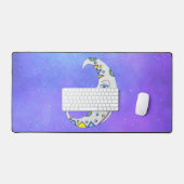 Mystieke Halve Maan Fancy Kleurrijke Decoraties Bureaumat (Keyboard & Muis)