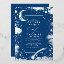 Mystieke Halve Maan Sterrennacht Boho Bruiloft