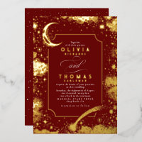 Mystieke Halve Maan Sterrennacht Boho Bruiloft