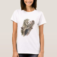 Mystieke Hand en Halve Maan Boho Waterverf Bloem