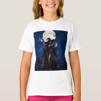 Mystieke Hek Halloween Maan T-Shirt