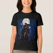 Mystieke Hek Halloween Maan T-Shirt