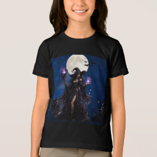 Mystieke Hek Halloween Maan T-Shirt