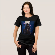 Mystieke Hek Halloween Maan T-Shirt
