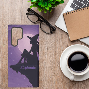 Mystieke Hek Silhouet Onder Maneschijn Cadeau Samsung Galaxy Hoesje