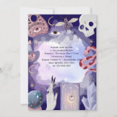 Mystieke heks Halloween feest Kaart (Voorkant)