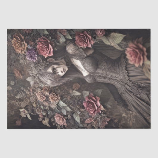 Mystieke heks: Hannah - Decoupage - Tissuepapier (Voorkant)