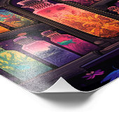 Mystieke heks hut foto afdruk (Hoek)