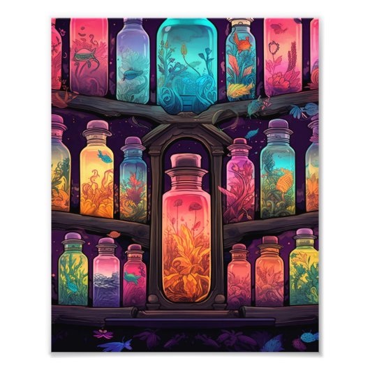 Mystieke heks hut Poster (Voorkant)