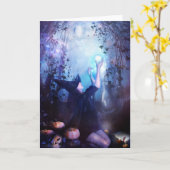 Mystieke Heks Kaart (Gele Bloem)