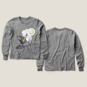 Mystieke heks Pet en halve maan Halloween (Voorkant /achterkant)