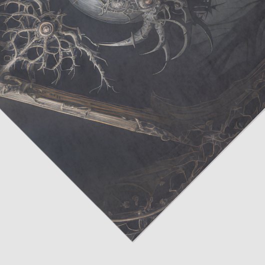 Mystieke heks: Petra - Decoupage - Tissuepapier (Detail)