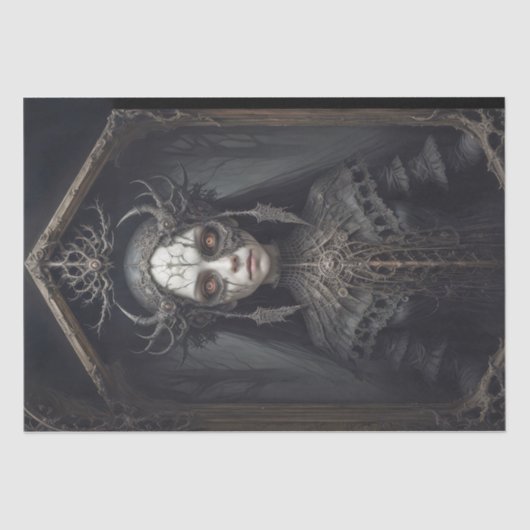 Mystieke heks: Petra - Decoupage - Tissuepapier (Voorkant)