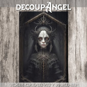 Mystieke heks: Petra - Decoupage - Tissuepapier