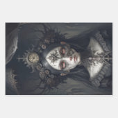 Mystieke heks: Roos - Decoupage - Inpakpapier Vel (Voorkant)