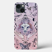 Mystieke heksenachtige esthetiek Trendy Halloween Case-Mate iPhone Case (Achterkant)