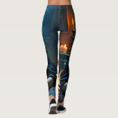 Mystieke helderziende waarzegster ontwerp leggings (Achterkant)