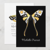 Mystieke Hemelse Gouden Motten Kaart (Voorkant / Achterkant)