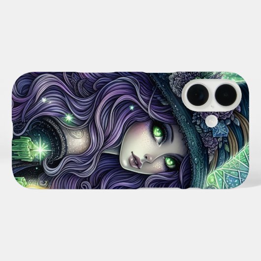 Mystieke Hemelse Heks Case-Mate iPhone Case (Achterkant (horizontaal))