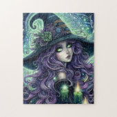Mystieke Hemelse Heks Legpuzzel (Verticaal)