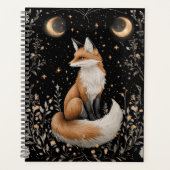Mystieke Hemelse Vos en Bloemen Planner (Voorkant)