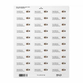 Mystieke Herfst Retouradreslabel Etiket (Full Sheet)