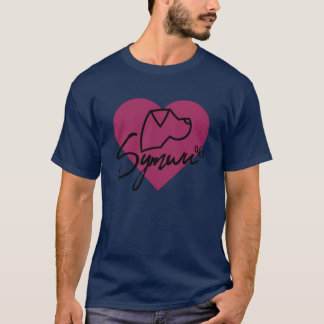 Mystieke Hond Bewaker van Liefde Stijlvol Ontwerp  T-shirt