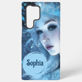 Mystieke Ice Queen - Fantasy Winter Goddess Art Samsung Galaxy Hoesje