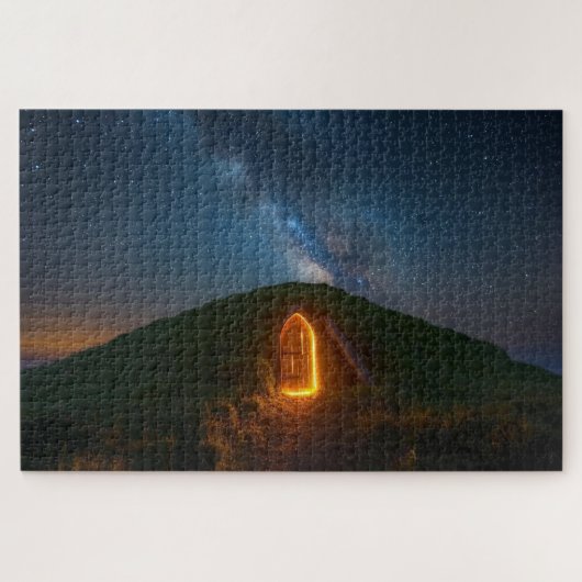 Mystieke Ierse Sprookjesheuvel Legpuzzel (Horizontaal)