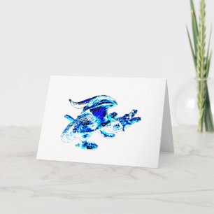 Mystieke IJsdraak Magisch Mythisch Schepsel Kunst Kaart