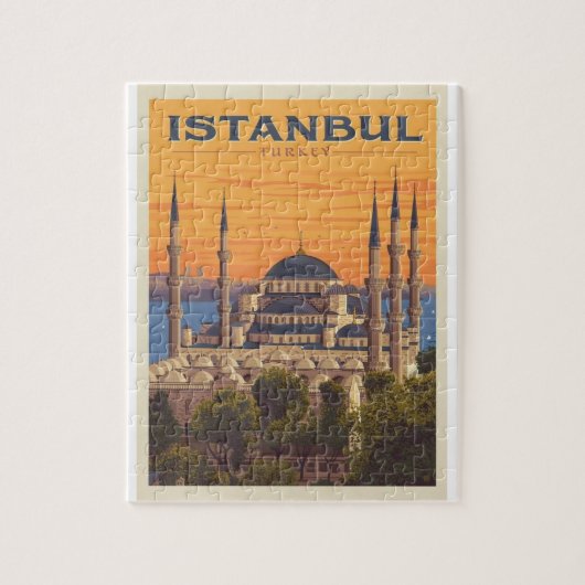 "Mystieke Istanbul Puzzel – Poort tussen Oost & (Verticaal)