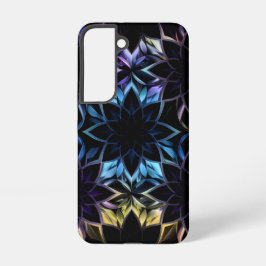 Mystieke juweel geometrische bloem hoes samsung galaxy hoesje