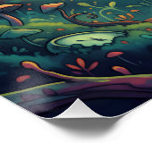 mystieke kameleon perfect poster (Hoek)