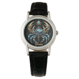 Mystieke Kanker Dierenriem Kunstwerk  Horloge
