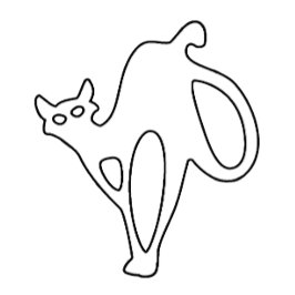 Mystieke Kat Een Stoutmoedige Uitdrukking Van Eleg Mok