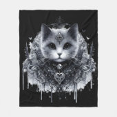 Mystieke Kat Fleece Deken (Voorkant)