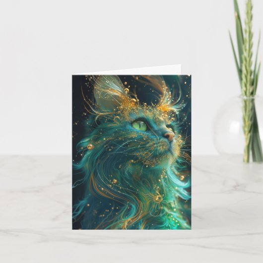 Mystieke Kat Kaart (Voorkant)