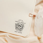 Mystieke kat uit de bibliotheek van rubberstempel