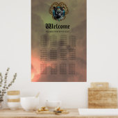 Mystieke kat van Egypte, zwart als de nacht Poster (Keuken)