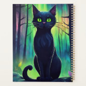 Mystieke Kat van het Noorderlicht Planner (Achterkant)