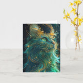 Mystieke Katachtige Kaart (Gele Bloem)