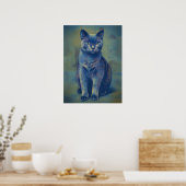 Mystieke Katachtige Poster (Keuken)