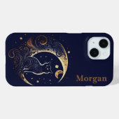 Mystieke Kattenmaan - Persoonlijk Hemels Geschenk Case-Mate iPhone Case (Achterkant (horizontaal))